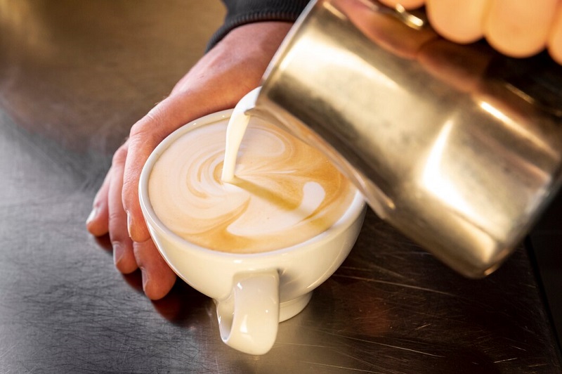 The Art of Making Almond Milk Cappuccino
