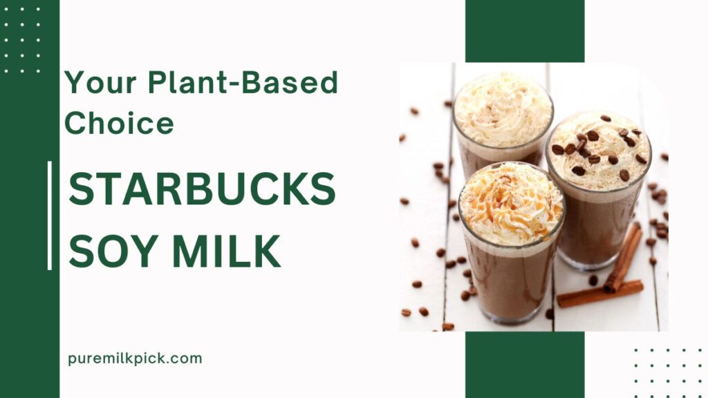 Starbucks Soy Milk Your Plant-Based Choice