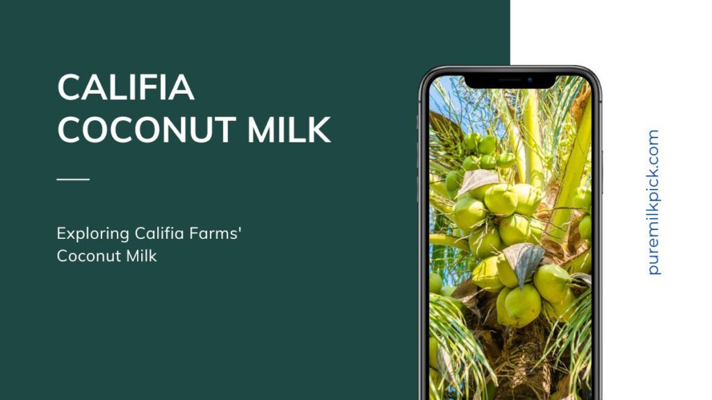 Exploring Califia Farms' Coconut Milk