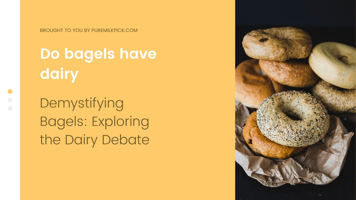 Demystifying Bagels: Exploring the Dairy Debate
